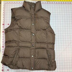 Women's Dark Brown Puffer Vest